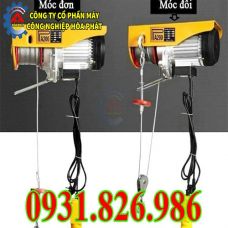 Tời điện mini PA200 tốc độ nâng hạ 12m/phút cáp 12M-30M