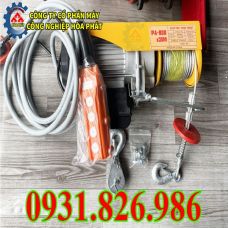 Tời điện mini 220V PA800 tốc độ 12m/phút cáp 12M-30M