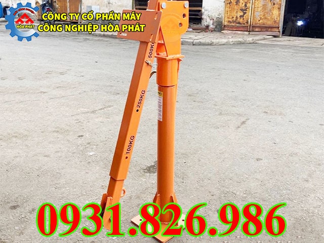 Khung cẩu ô tô 500kg xoay 360 độ chất lượng -hiệu quả.