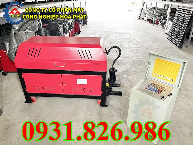 Máy duỗi cắt tự động GT4-12 điện 1 pha giá rẻ - Hòa Phát.