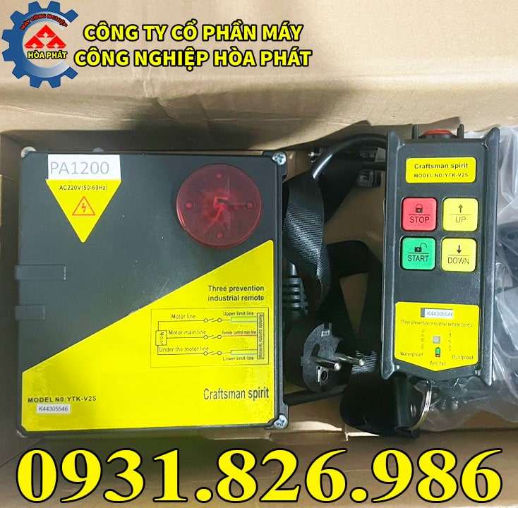 Bộ điều khiển từ xa cho máy tời điện mini