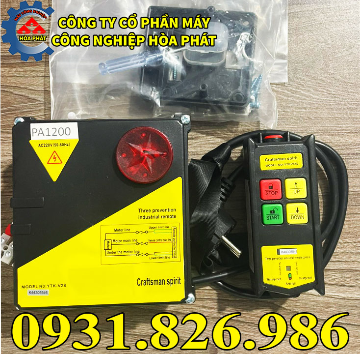 Bộ điều khiển từ xa cho máy tời mini